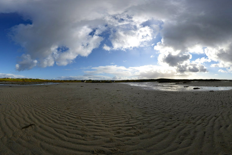 Blick zurück auf Claddaghduff